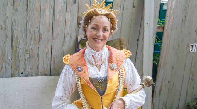 Queen Elizabeth at the Michigan Renaissance Festival 2016