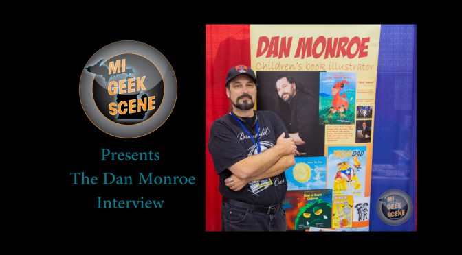 Dan Monroe at the Grand Rapids Comic Con 2017